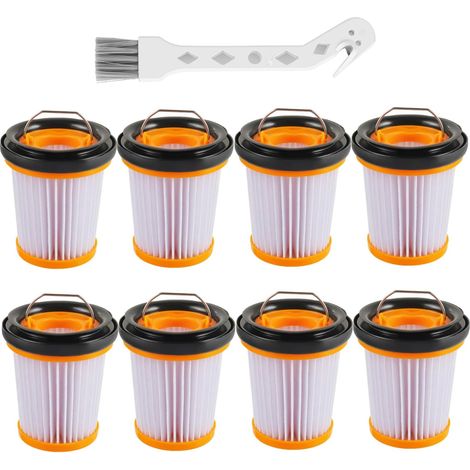 Lot de 8 filtres de rechange pour aspirateur Shark ION W1 S87 en tissu pour aspirateur à main sans fil Shark ION WV200UK WV201 WV205 WV220, pièce de rechange XHFWV200 (1/5)
