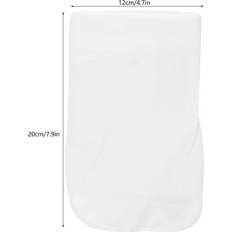 Bolsas de algodón para filtros de piscina – paquete de 10 unidades, 20 x 12 cm, accesorios de limpieza de repuesto (1/5)