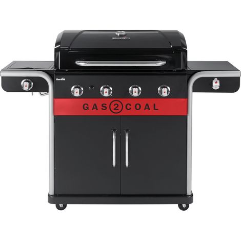 Char-Broil Gas2Coal 2.0 440 Hybridgrill schwarz Edelstahl (1/5)