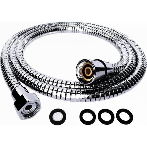 1 Flexible Douche, Acier Inoxydable, Anti-Torsion, Raccord G1/2, Salle de Bain