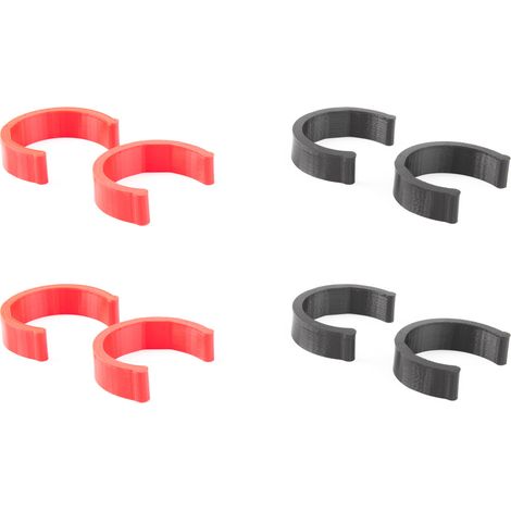 8x Schutzgummis für NetDan-Halterung für U-Schloss OnGuard Neon 8154, 8153 (1/4)