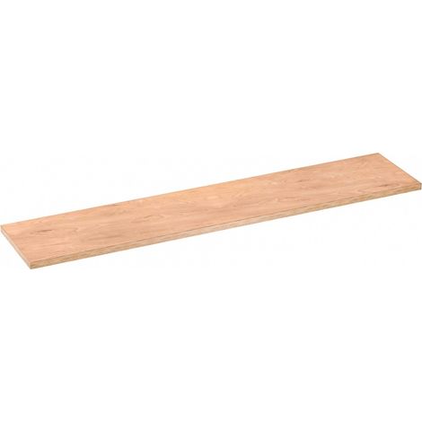 VIGOR Holz-Arbeitsplatte kombiniert, groß, (LxBxH) 2404 x 500 x 40 mm