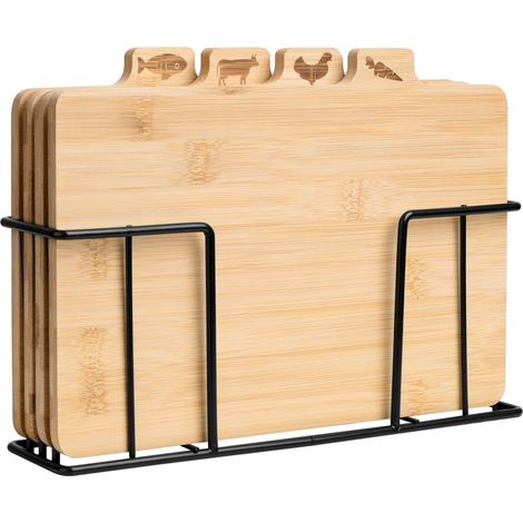 Tabla de cortar de bambú Skara, juego de 4 (1/5)