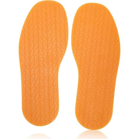 Canne de marche pour homme, 1 paire de chaussures, en caoutchouc, semelle intégrale, réparables, semelle en caoutchouc, 32,3 cm de long, 12,3 cm de large, semelle anti-bruit et antidérapante, adaptées