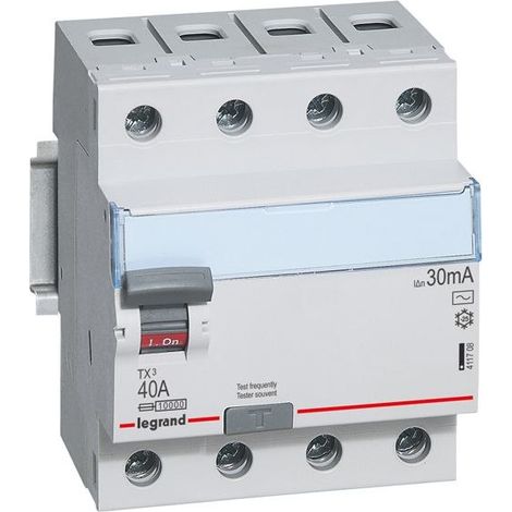 Disyuntor diferencial P304 4P 40A 30MA TIPO AC TX3 (1/4)