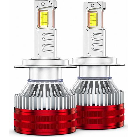 Bombilla LED para faro de coche H13, 220 W, 3 tubos de cobre, acabado negro galvanizado REDSEA (1/5)