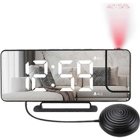Réveil vibrant créatif avec horloge électronique à chargement USB automatique sensible à la lumière - (1/5)