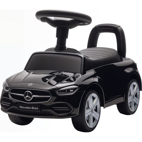 Mercedes-Benz Classe C Correpasillos Enfant 18-36 Mois Noir Bocina Sonidos Motor Espace Rangement