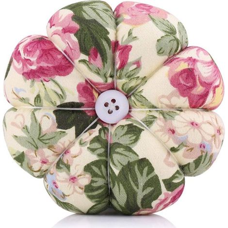 Cikonielf Sewing Needle Pin Cushion, Arm Pin Cushion, Wrist Pin Cushion, Portable Pumpkin-Shaped Pin Cushion for DIY, Sewing Crafts (1/5)