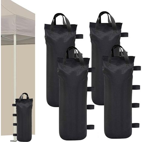 4 Pièces Sac De Lestage pour Tonnelle, Poids pour Tonnelle, Poids De Sable Oxford, Sacs De Sable Poids, Lestage Tonnelle, Sacs De Sable Pavillon, Sac Lestage Épaissir pour Auvent Tente Lestage (1/5)