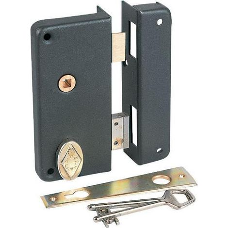 jpm Serratura monoblocco 4G extra piatta nera alta sicurezza