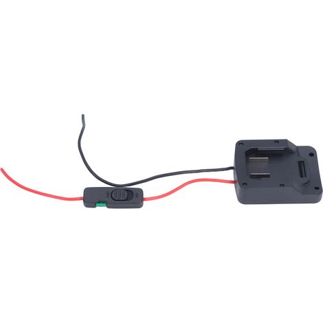 Adaptateur de batterie pour outil électrique avec fusible, interrupteur et bornes pour PARKSIDE X20V TEAM 20V PAP20A1 PAP20A3 PAP20B1 PAP20B3 (1/5)