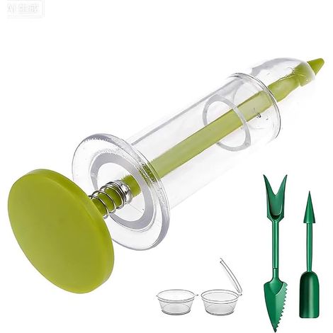 Outils de semis, Mini semoir de Jardin, Distributeur de graines, Aide à la Plantation, graines, légumes et Fleurs (1/5)