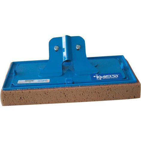 GHELFI 442 FRATTAZZO SPUGNA BEIGE REMOVIBILE DA PAVIMENTO 17x34x4 CM BASE ACCIAIO SENZA MANICO