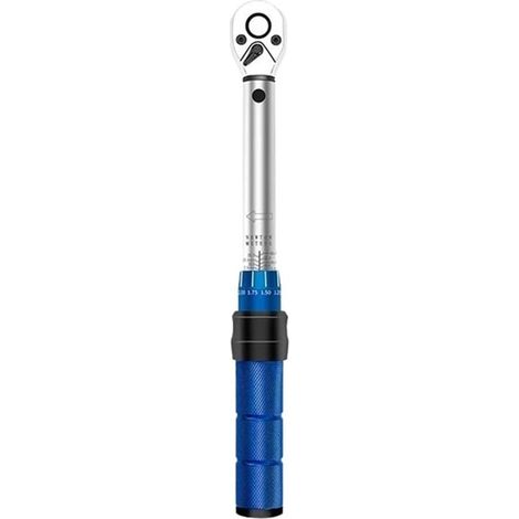 Kit di riparazione per biciclette, chiave dinamometrica di precisione a doppia scala, attacco da 1/4'', 2-24 Nm, chiave a bussola per bicicletta, attrezzo per riparazione a cricchetto per motociclette (1/4)