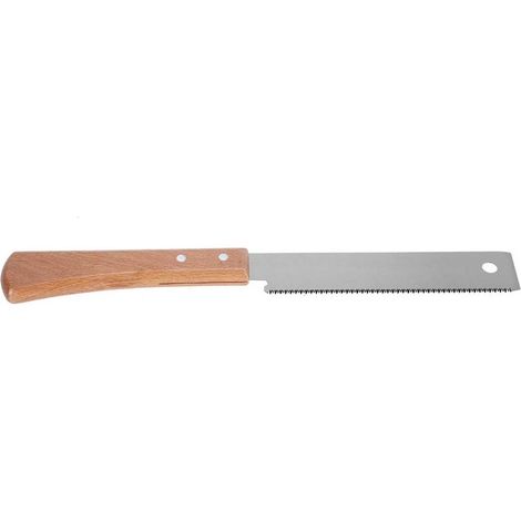 Scie à main de 12 pouces pour le travail du bois, scie à lame droite à simple traction pour outils de finition du bois, adaptée au travail du bois à domicile. (1/5)