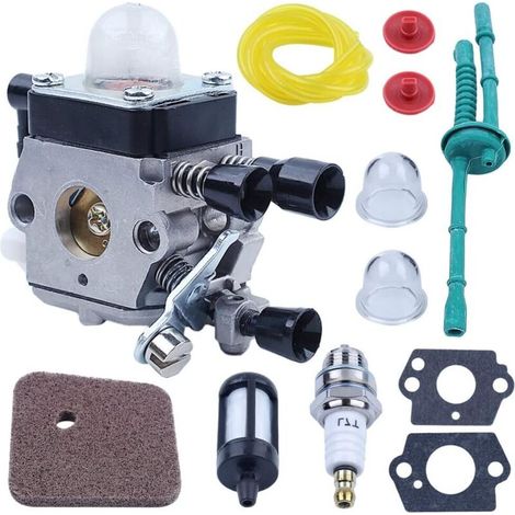 Kit de carburateur Gubeter, pour tondeuse Stihl Fs45 Fs46 Fs55 Fs55R Fc55 Fs38 Fs55Rc Km55 Hl45 Km55R Sp85, pour Zama C1Q-S66, C1Q-S71, C1Q-S97 A, C1Q-S143, C1Q-S153, C1Q-S186, C1Q-S186 (1/5)