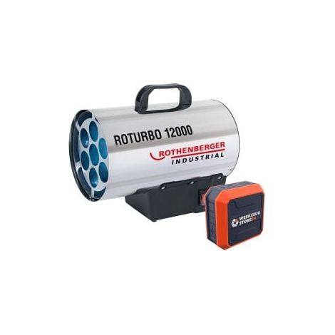 ROTHENBERGER Industrial  Cannone Riscaldante  ROTURBO 12000  con Piezo  incluso Altoparlante  Bluetooth -  1500000050