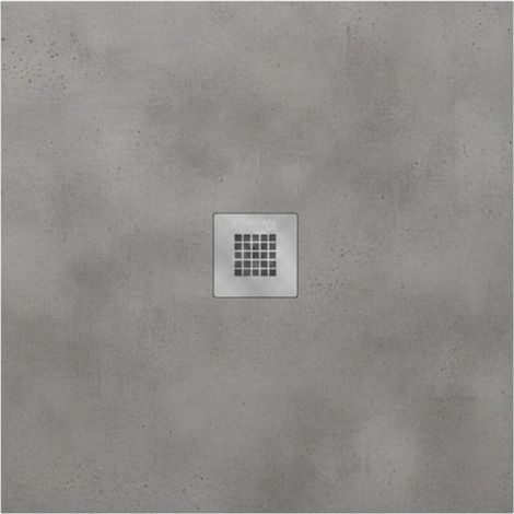 PIATTO DOCCIA MOD. ESTASI QUADRATO- Cemento - cm 80 x 80- LINPH- pezzi 1