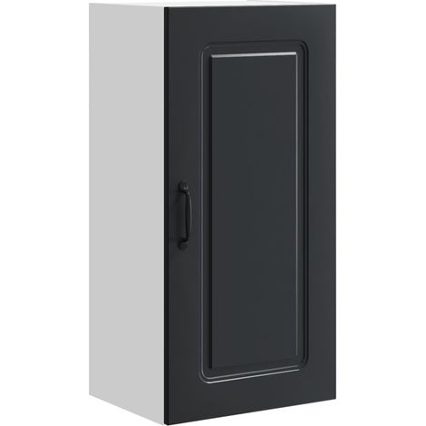 Maison Exclusive - Panel de lavaplatos Kalmar Negro 40 x 31 x 80