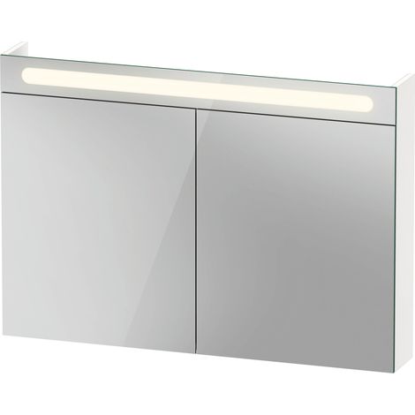 Duravit No.1 armoire de toilette, 2 portes, avec éclairage LED,