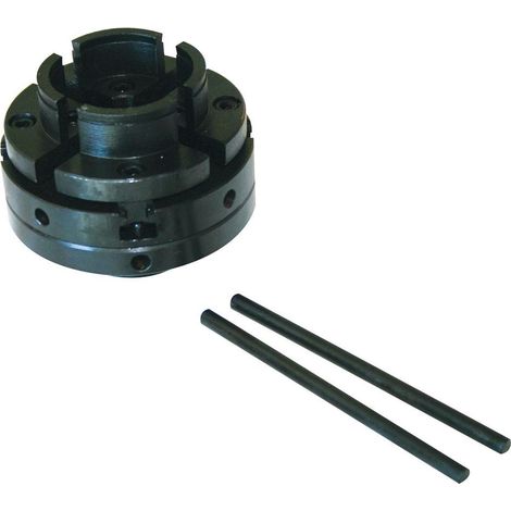 Holzmann – Mandrin 4 mors auto-centrant pour tour à bois – Diamètre 100 mm – Emmanchement M33 – Pour bois dur et teck