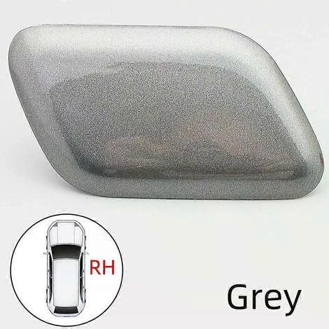 Pour Ford Kuga 2013-2017 et Escape 2017-2019 : cache-gicleur de lave-phares avant, couleur : gris, côté droit. (1/4)