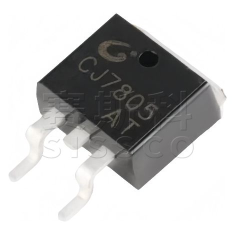 Changdian/Changjing CJ7805 TO-263-2 1.5 A/5 V/1.5 W SMD linear voltage regulator integrated circuit, 5 pieces shipped.