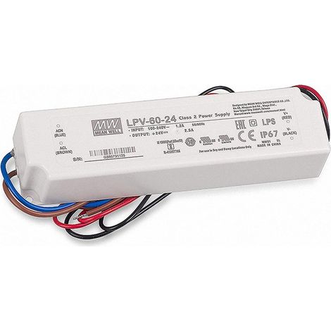 Alimentation 24V pour les produits Led MeanWell  60W