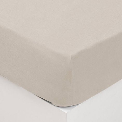 Lenzuolo teso vilma in cotone lavato bianco avorio 140x190cm - Atmosphera créateur d'intérieur