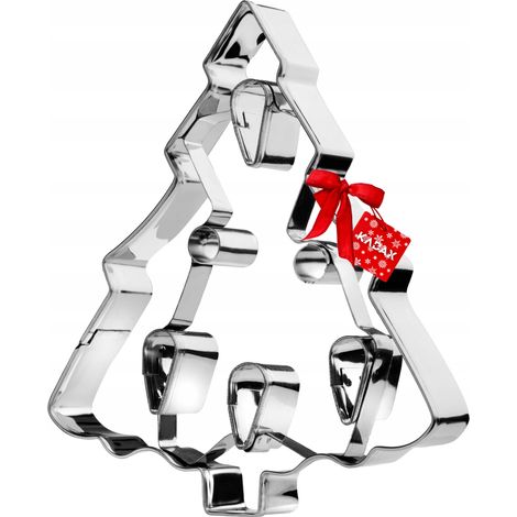 KADAX Ausstechformen aus Edelstahl, Plätzchenformen, Weihnachtsbaum