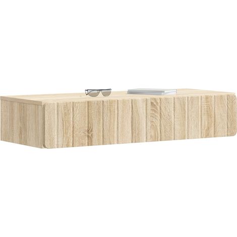 Maison Exclusive - Tavolino da Parete Laterale Rovere Sonoma 87,5 x 34,5 x 17 cm