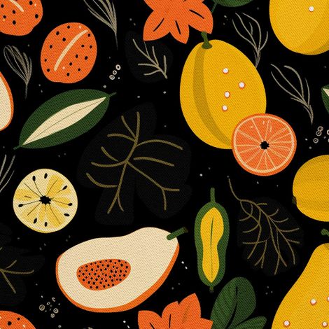 Tela decorativa para exteriores Oxford - Motivo frutal  DX6013 (1/5)