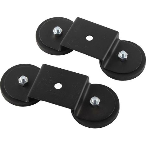 Support magnétique universel pour bandes lumineuses, noir, avec ventouse, pour voitures et SUV