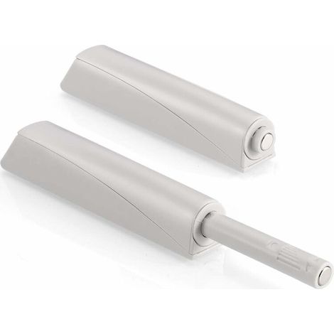 Lot de 10 verrous magnétiques robustes à ouverture par simple pression pour portes de placards de cuisine et d'armoires, à ressort automatique KLB