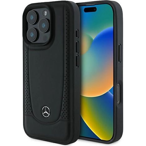 Mercedes MEHCP16XARMBK iPhone 16 ProMax 6.9 nero/custodia rigida nera in pelle Urban (1/5)