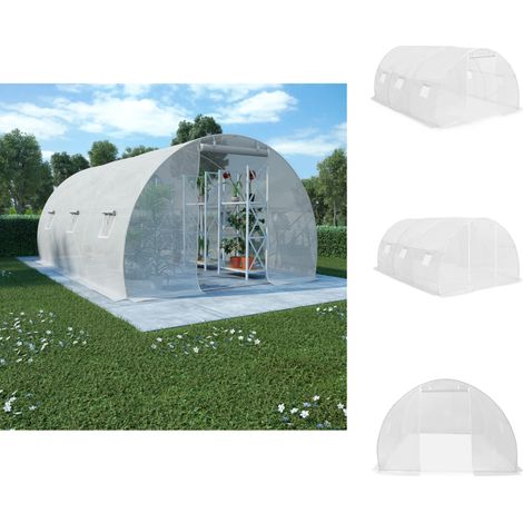 Gewächshäuser - Living Gewächshaus 13,5m² 450x300x200 cm (1/5)
