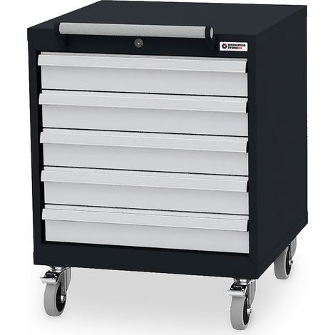 WS24 Mobiler Schubladenschrank B x T x H 600 x 575 x 790 mm - WS24-100187