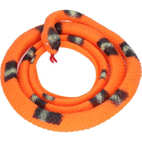 Serpent Artificiel Réaliste 130cm, Jouet Éducatif et Sécuritaire pour Enfants de 3 Ans et Plus, Texture Douce et Matériaux Écologiques (1/5)