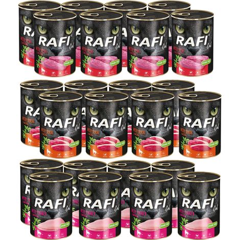 Mezcla de sabores para comida para gatos DOLINA NOTECI RAFI 24x400g (1/5)