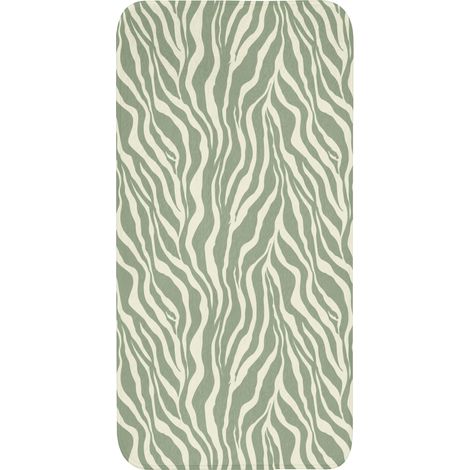 TAPIS DE TOILETTE Zèbre - Motif - Vert 60x120 cm