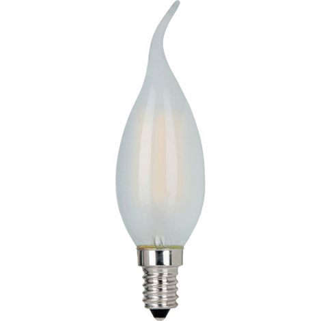 Ampoule LED Alcapower Effet Flamme C37 Verre Dépoli E14 4W 470lm Lumière Naturelle 4000K Design Bougie Élégant Éclairage Intérieur Efficace SEO