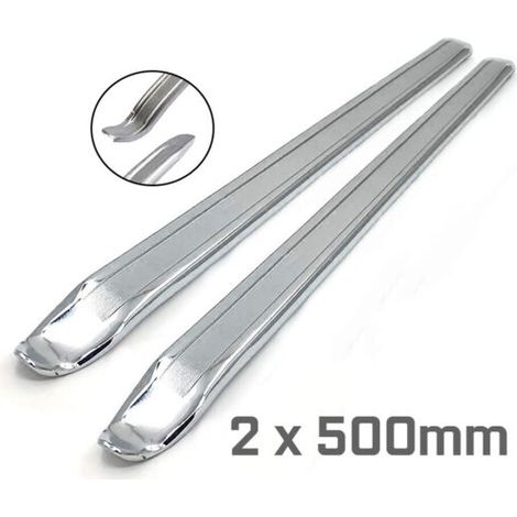 JUEGO 2 PALANCAS PARA DESMONTAR NEUMATICOS Y RUEDAS DE LLANTAS 500 mm (1/5)