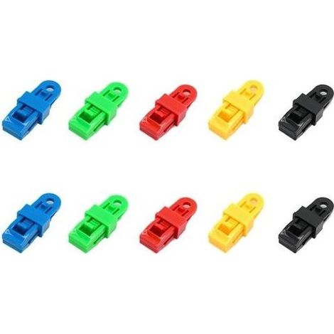 Set of 10 Pliers for cover,Clips/Fastener /tensioner Elastique of cover,handle of Locking Sturdy and adjustable for tarp and Fabric of shading(10pc) (1/5)