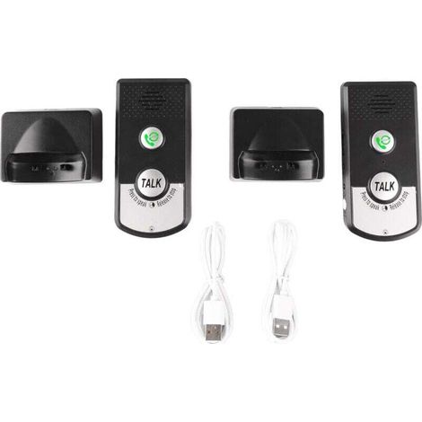 Wireless Intercom Doorbell Two-Way Voice Intercom System Home Elderly Patients (1/4)