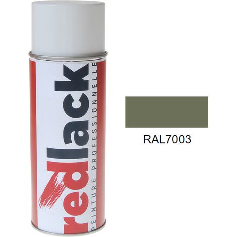 Bomboletta di Vernice spray 400ml – RAL 7003 – Grigio muschio – opaca – multisupporto – Redlack