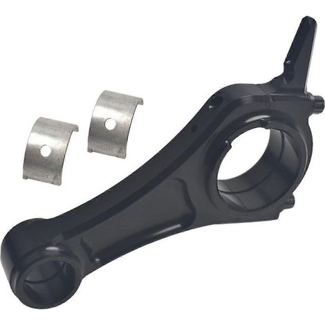 Bielle en aluminium usiné (3,303") pour Honda GX200, Ghost 212, Tillotson et clones chinois 160/200 cm³, noire (1/5)