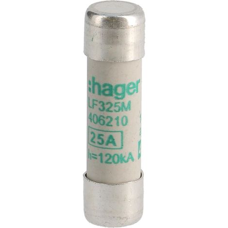 Cartouche fus.10x38 aM 25A - HAGER LF325M (1/2)