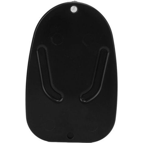Coussin de béquille de moto Support de pied latéral de béquille de moto, plaque de stationnement de auto outil Rouge Noire (1/4)