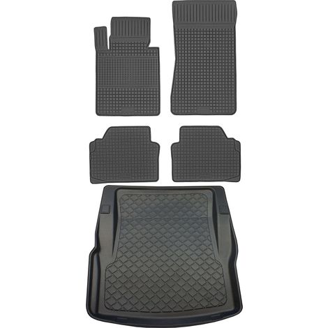 Juego de alfombrillas de goma para coche y alfombrilla para maletero para BMW Serie 3 F30 Sedán (enero de 2012 - febrero de 2019). (1/5)